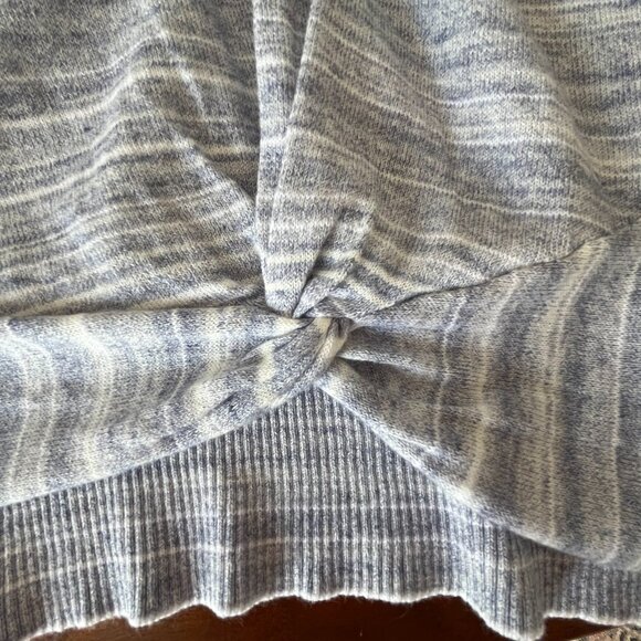 Nic + Zoe Vital Twist Sweater Pullover Knit Top Blue Stripes Women's XXL 2XL - Picture 7 of 12